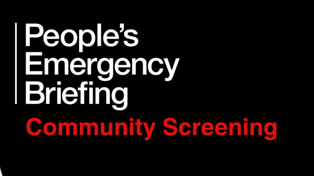 Green Shoots presents People’s Emergency Briefing